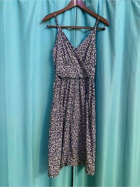 Floral Sleeveless Wrap Sundress